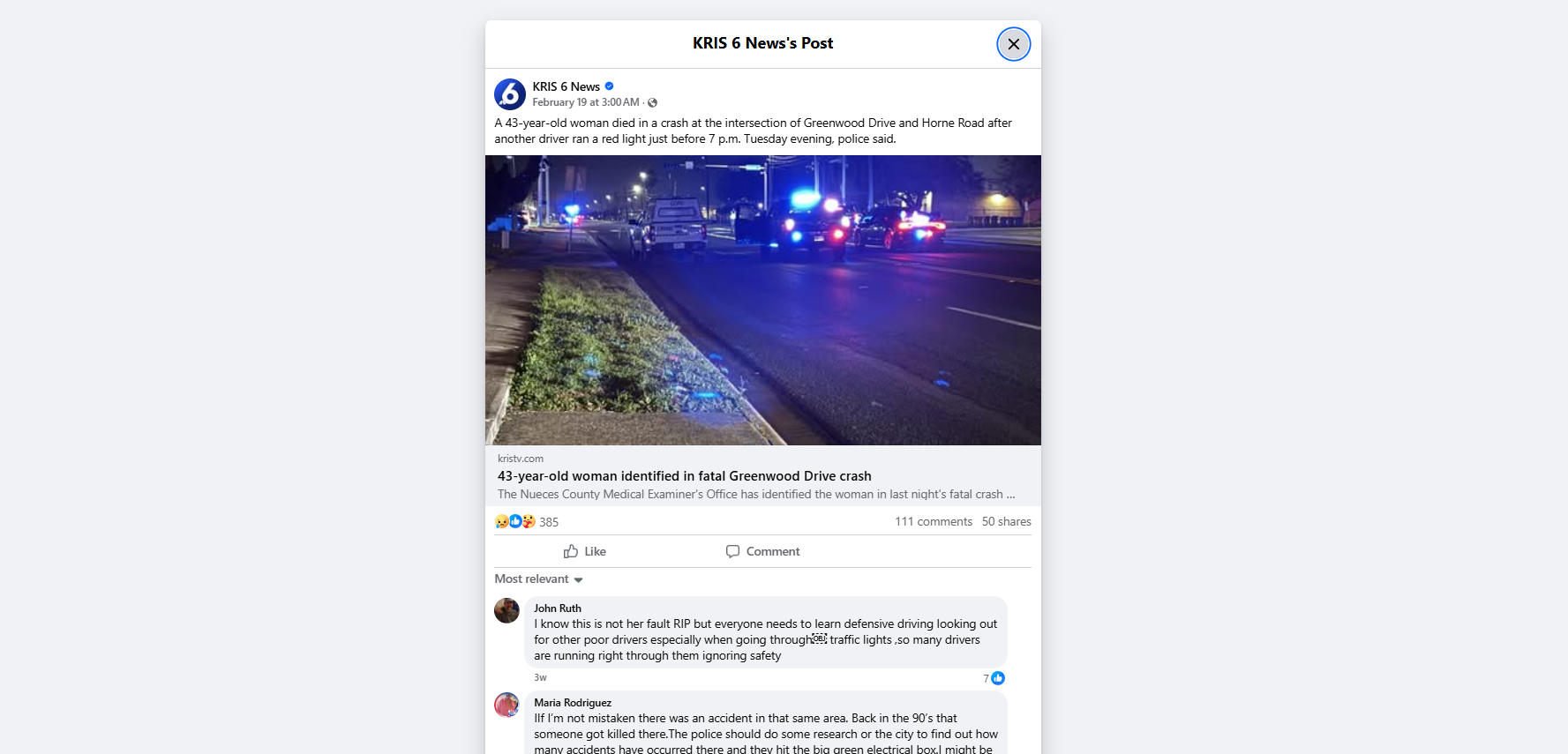 Car Accidents in the Corpus Christi Area